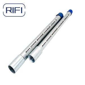 25mm Class 4 Galvanised Conduit Electrical British Standard With Coupling