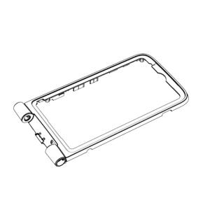Buy cheap OEM / ODM ： Precision Injection Molding & Transparent Clamshell Phone Front Cover (1*1) No.21871-B from wholesalers