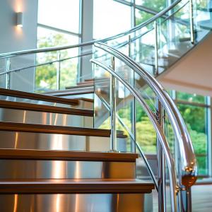 Buy cheap Durable 304 Stainless Steel Handrails with Flat Saddle for Glass Fencing from wholesalers