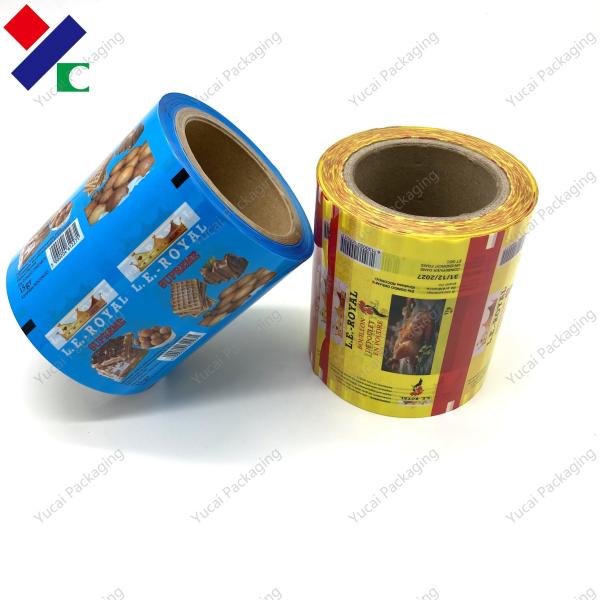 Quality BOPP Pearl Printed Food Packaging Film Flexible Clear Plastic Protective for sale