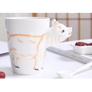 Buy cheap Hand Painted 11 Oz Pig 450ml 3D Ceramic Mugs from wholesalers