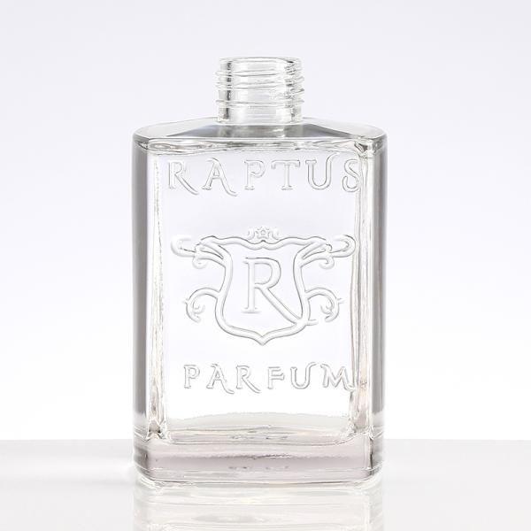 Pattern Customized Logo Clear Glass 700ml Square Bottle for Wine and Beer Empty in Carving Patterns