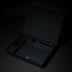 Buy cheap Custom Luxury Matte Black Foam Insert Magnetic Paper Gift Box Clamshell Fliptop Folding Rigid Packaging Boxes from wholesalers