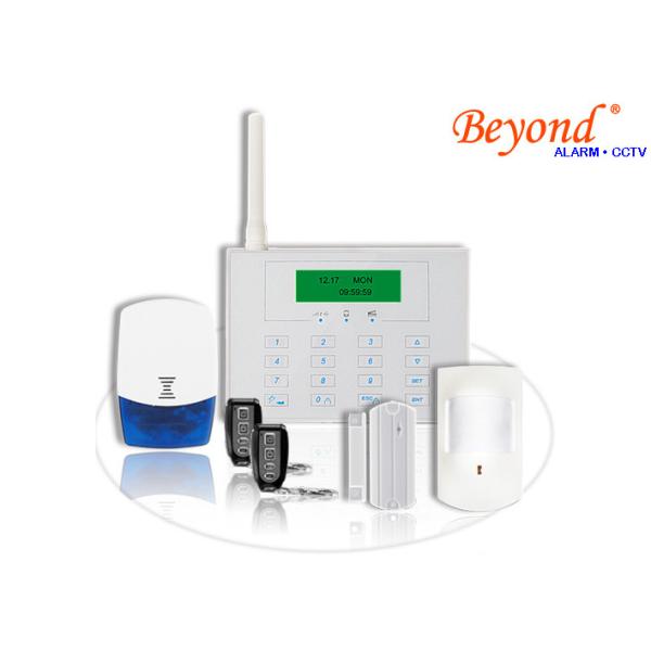 Quality Dual Network GSM PSTN Alarm System with touch keypad and wireless doorbell for sale