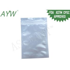 Buy cheap Small Reclosable Foil Lined Bags Moisture Barrier For Medication Storage from wholesalers