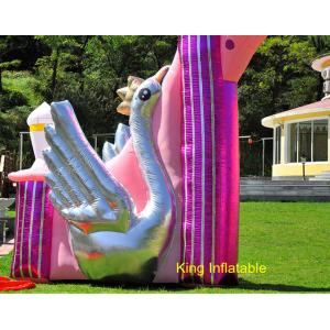 Buy cheap 420D Nylon Fabric Swan Inflatable Arches With Air Blower from wholesalers