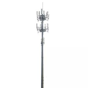Buy cheap Broadcasting / 4g Monopole Steel Tower Communication from wholesalers