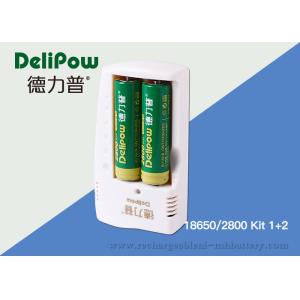 Buy cheap Delipow Portable 18650 Rechargeable Lithium Battery With Charger 2800mAh from wholesalers