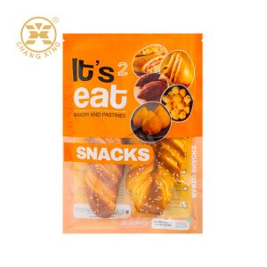 Buy cheap Custom Printed Bakery Bread Packaging Bag LDPE Plastic Bread Packaging Pouch With Clear Window from wholesalers