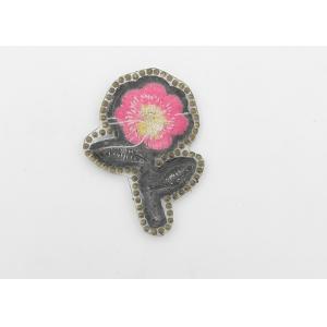 Washable Iron On Flower Appliques Exquisite Elegant Abrasion Resistant
