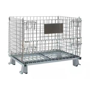 Buy cheap OEM ODM Metal Collapsible Wire Mesh Containers Zinc Plated from wholesalers
