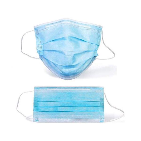 Quality 3 Ply Disposable Face Masks With Elastic Ear Loops for sale