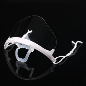Buy cheap Reusable Sanitary Transparent Plastic Mouth Cover from wholesalers