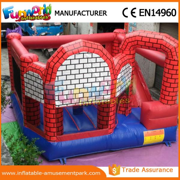 Buy cheap 0.55mm PVC Tarpaulin Inflatable Jumping Castles / Princess Castle Bouncer from wholesalers