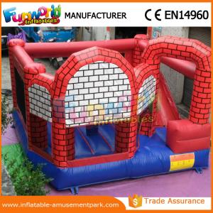 Buy cheap 0.55mm PVC Tarpaulin Inflatable Jumping Castles / Princess Castle Bouncer from wholesalers