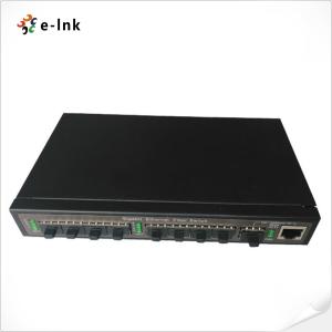 Buy cheap Managed 8+1 Port Gigabit Fiber Switch SFP Combo Uplink EMI Immunity for Data Centers from wholesalers