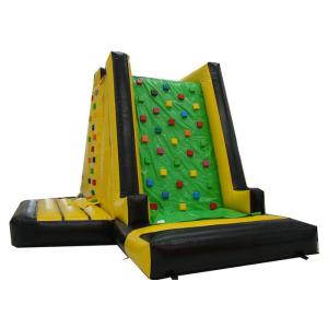 Buy cheap Commericial Inflatable Rock Climbing Wall Mountain Three Sides Silk Printing from wholesalers