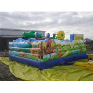 Mini Inflatable Amusement Park / Inflatable Castle with Full Digital Printing