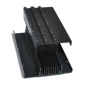 Buy cheap Black Anodized Aluminium Heat Sink Profiles , Electronic Aluminum Alloy Profile from wholesalers