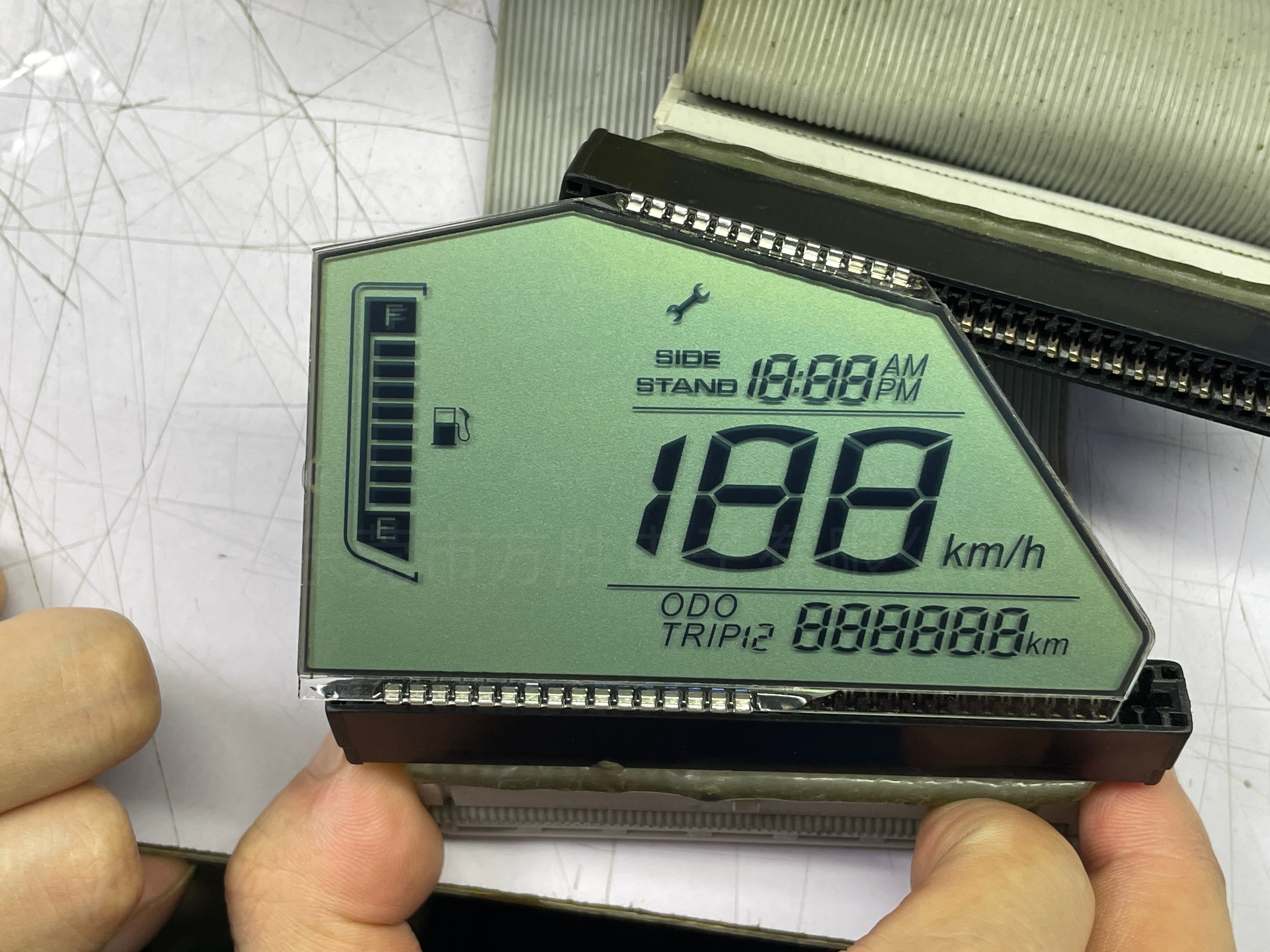 Quality Custom HTN LCD Glass Panel | 7 Segment LCD Display Price for Industrial and for sale Buy cheap Custom HTN LCD Glass Panel | 7 Segment LCD Display Price for Industrial and product