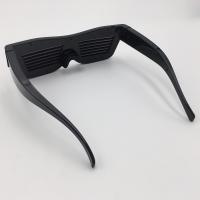China Magic Scrolling LED Glowing Glasses , Rechargeable Led Message Glasses for sale