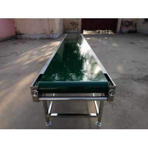 Adjustable Speed Flat Belt Conveyor for Food Convey