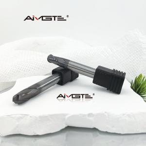 Buy cheap 10mm 2 Flute Solid Carbide Ball Nose Endmill HRC60 Hardened Steel Milling Cutter TiAlN Coated CNC Contouring Tool Precision Radius Cutting from wholesalers