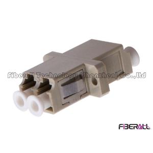 Multimode LC Duplex Adapter , Optical Fiber Adapter With Ceramic Sleeve