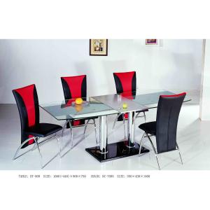 Buy cheap 1660*900mm Extendable Dining Table Wear Resistant With Iron Frame from wholesalers