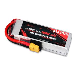 Buy cheap Rechargeable 100C 1800mAh 4S LiPo Battery High C Rate 14.8V LiPo Battery Pack from wholesalers