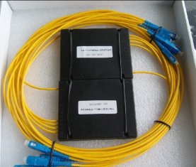 Buy cheap 1×4 PLC Fiber Optic Splitter, ABS package, 3.0mm 1.5m Cable, SC/PC Connector for FTTX Networks from wholesalers
