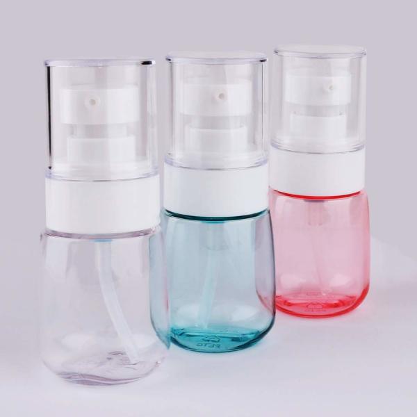 Smooth Surface Cosmetic PETG Bottle BPA Free Plastic Lotion Containers