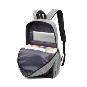 Buy cheap Gray BSCI Computer Backpack Sets Student 3pc Backpack Set Business from wholesalers