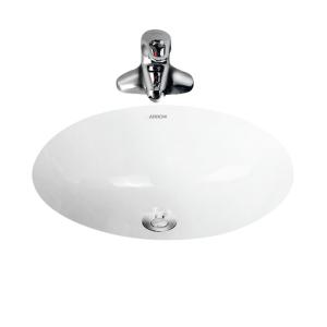 China Bathroom Under Counter Basin , Vanity Oval Round Hand Wash Sink on sale