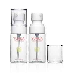 Buy cheap Custom Cosmetic Lotion Bottles 40ml Empty PET Pump Bottle Skincare from wholesalers