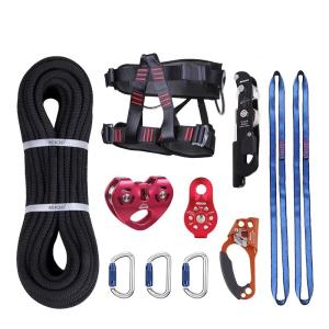 China Customized Outdoor Park , Backyard , Kindergarten Zip Line Kit With Harness on sale