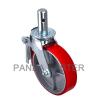 Buy cheap 8 Inch Scaffold Castor Wheels Polyurethane Tread Iron Core With Insert Rod from wholesalers