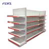 Buy cheap Modular Supermarket Metal Shelves With Round Hole Pegboard Panel / Plain Panel from wholesalers