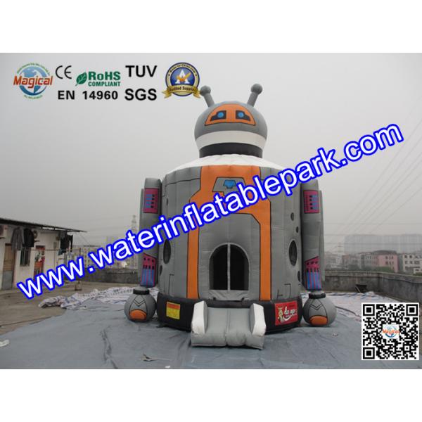 Multi Function Massive Inflatable Robot Game Bouncer Combo For Adult / Kids