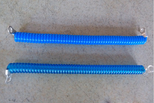 Buy cheap Solid/transparent blue testing tool used spiral coil lanyard cord tether hot sale leashes from wholesalers