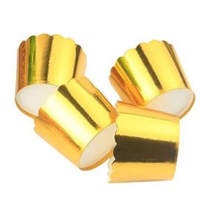 Muffin Cupcake Aluminum Metallic Foil Lined Baking Cups