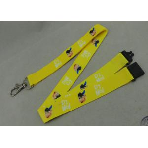 Buy cheap Heat Transfer Polyester Lanyards With D Hook Double Sides Printing from wholesalers