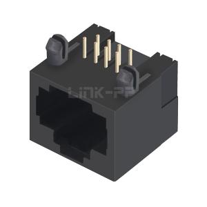 LPJE101NNL Without LED 1X1 Port RJ45 Jack Tab UP Without Integrated Magnetics