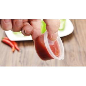 Sauce Pot Chutney Cups Slime Storage Container Box With Lids Kitchen Organizer