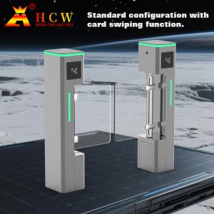 Buy cheap HCW Barrier Turnstile Gate with 600-1000mm Channel Width 30W DC Brushless Motor and 20-40 People/Minute Throughput for Pedestrian Management from wholesalers
