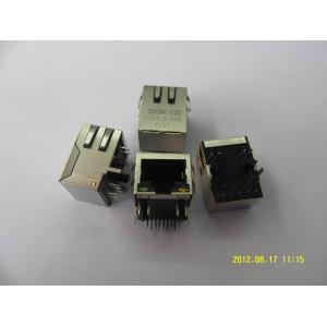 Buy cheap Ethernet Magnetic socket RJ45 with Transformer 1000 BASE-TX 10P8C tab up OEM/ODM from wholesalers