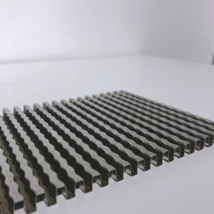 China Heat Transfer Folded Fins Aluminum Ruffled Herringbone on sale