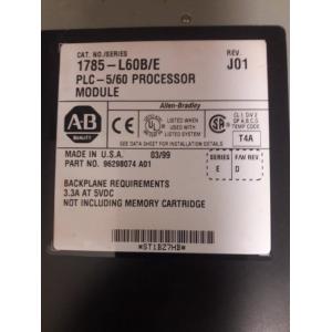 ALLEN-BRADLEY 1785-L60BE Enhanced PLC-5 Programmable Controllers