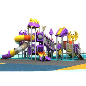 Buy cheap Customized Preschool Plastic Slide Outdoor Recreation Playground Equipment from wholesalers