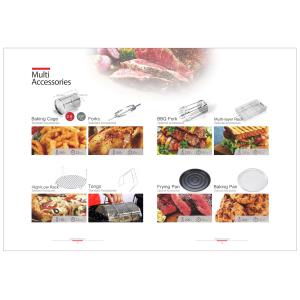 Buy cheap Multifunctional of Rotary fat and oil free AIR FRYER/Halogen oven New generation GK-TK-04D from wholesalers